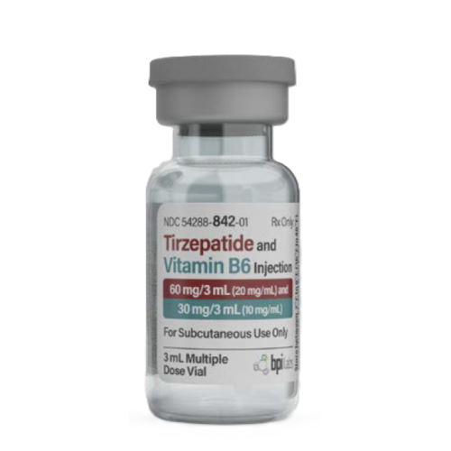 Tirzepatide + B6 (60+60 mg) — рідка форма